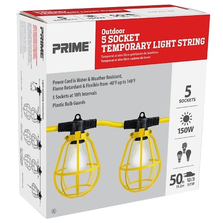 Prime Wire & Cable Prime 1875 W Incandescent Light String LSUG2830